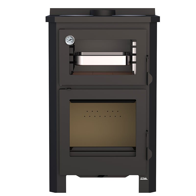 Poêle à bois avec four et plaque de cuisson Pramoda - 9 Kw – Image 3